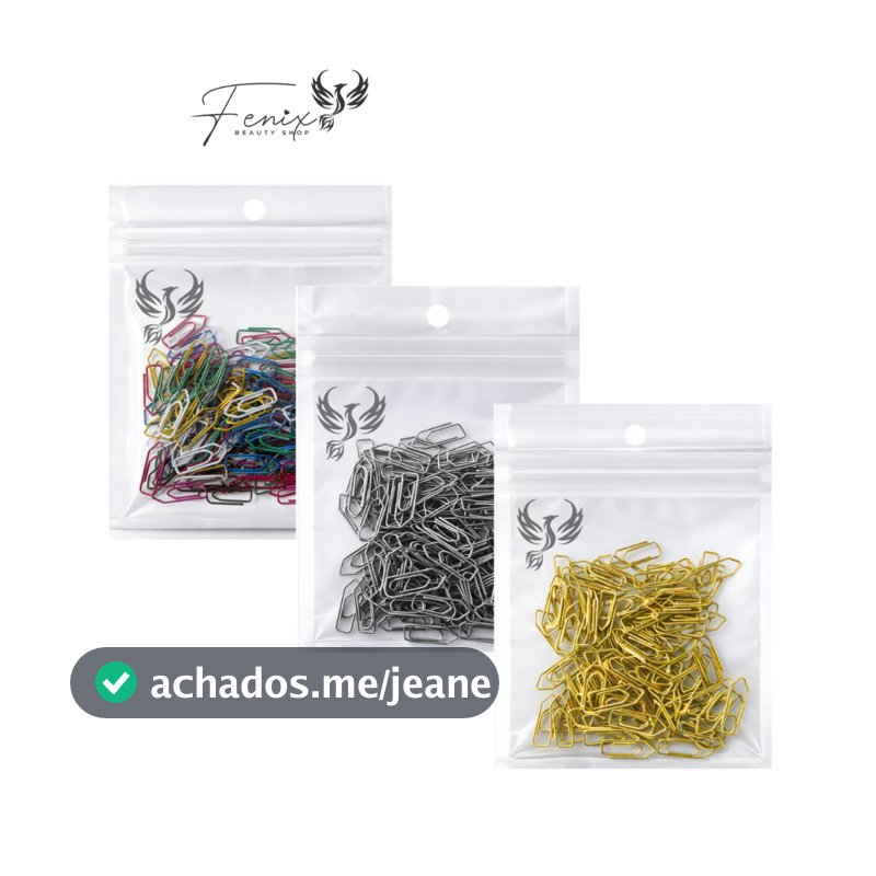 Mini Clips Nº 5 Para Convites de Festa Debutante Casamento e Organizar Papelaria Fofa Escritório Clipe