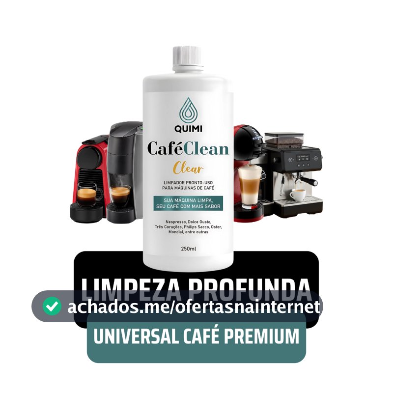 Descalcificante Limpa Cafeteira Expresso Maquina Nespresso Dolce Gusto 3 Corações Café Dentro Limpez