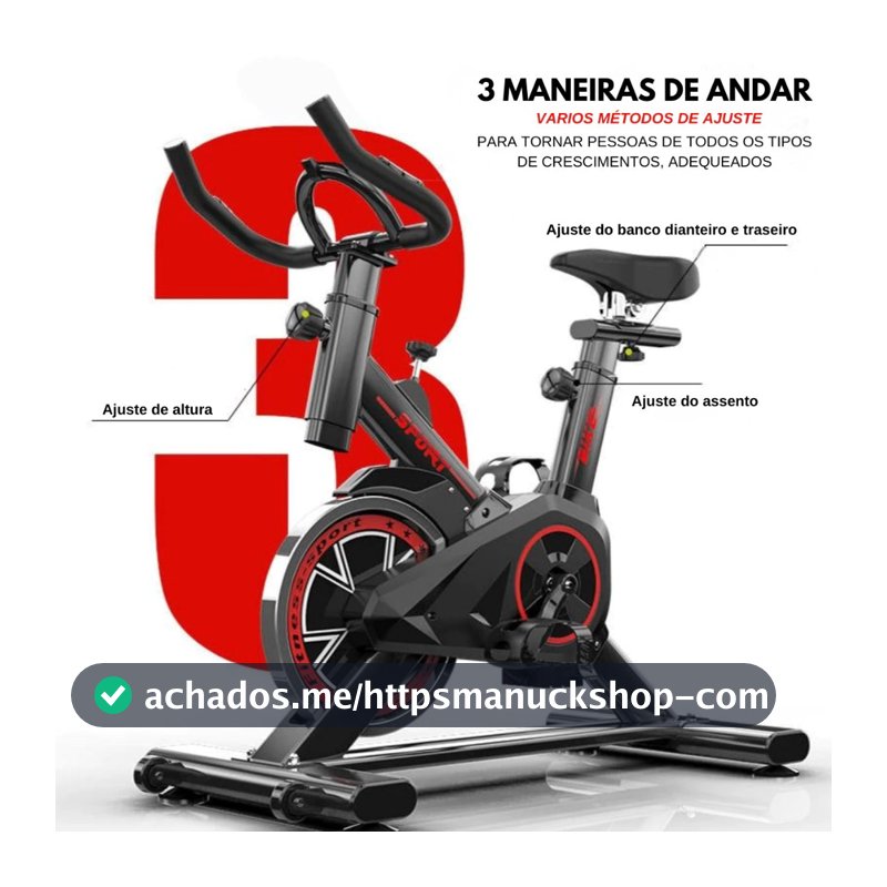 Bicicleta Bike Ergometrica Spinning Academia Fitness Profissional 120kg