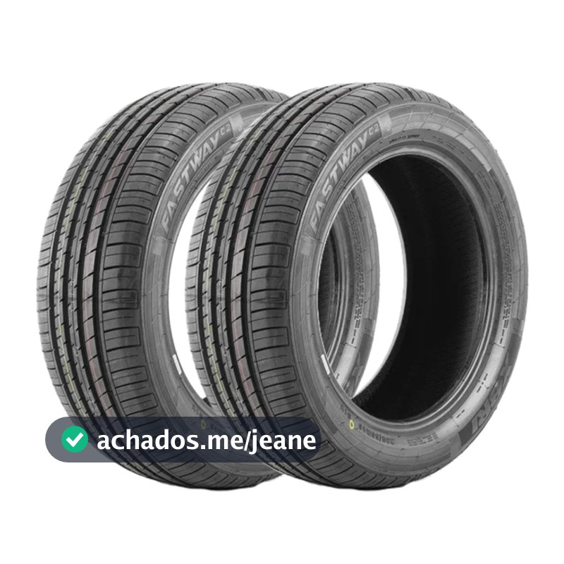 Kit 2 Pneus 205/55 R16 XBRI Fastway C2 91V Novos Aro 16