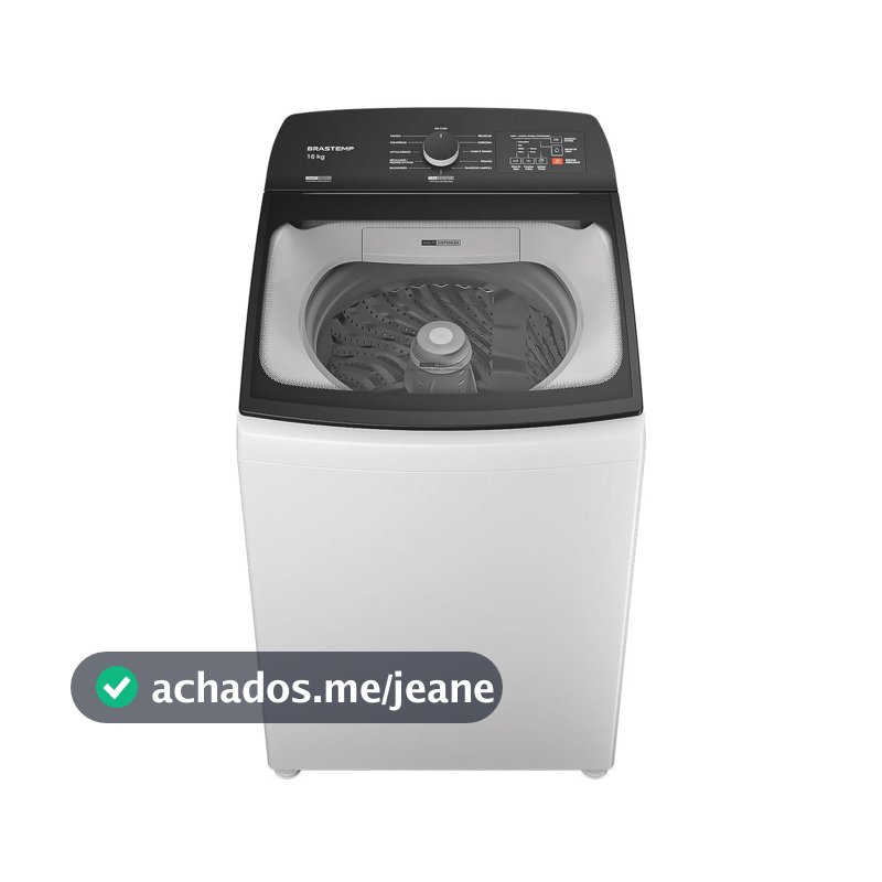 Máquina de Lavar Brastemp 16Kg Branca com Ciclo Tira Manchas Advanced e Smart Sensor - BWF16AB