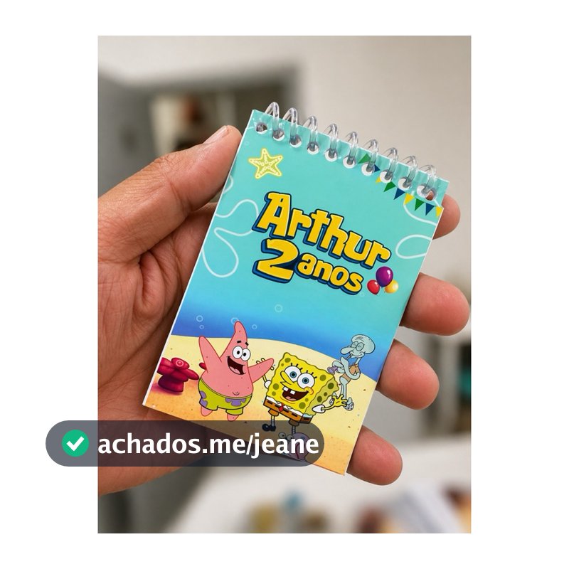 bloquinhos Personalizados 25 unidades