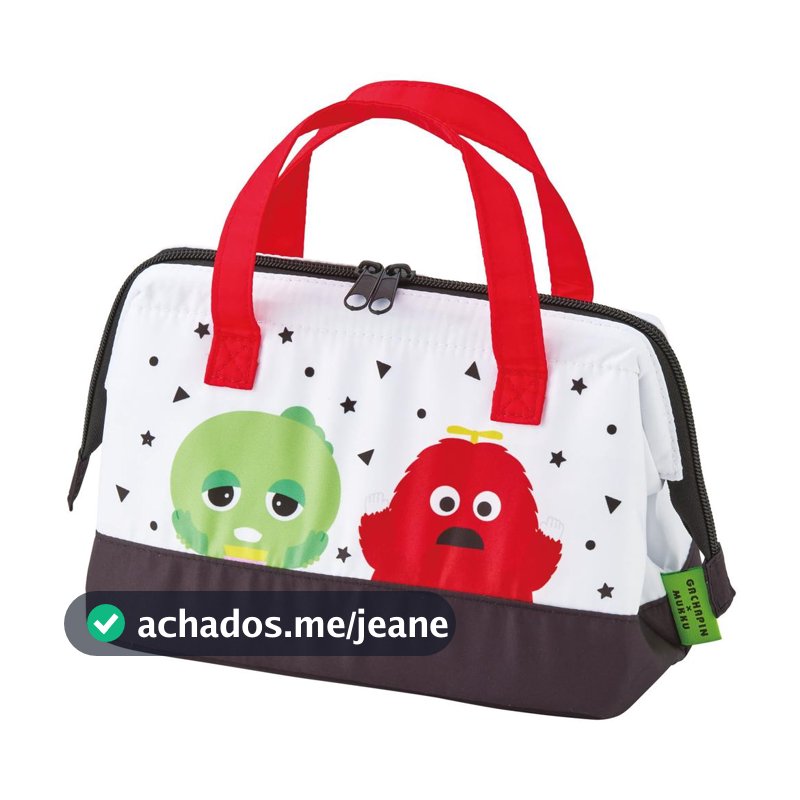 Skater Women's Insulated Lunch and Tote Bag Set - Gachapin & Mukku Design【 Direct from Japan 】