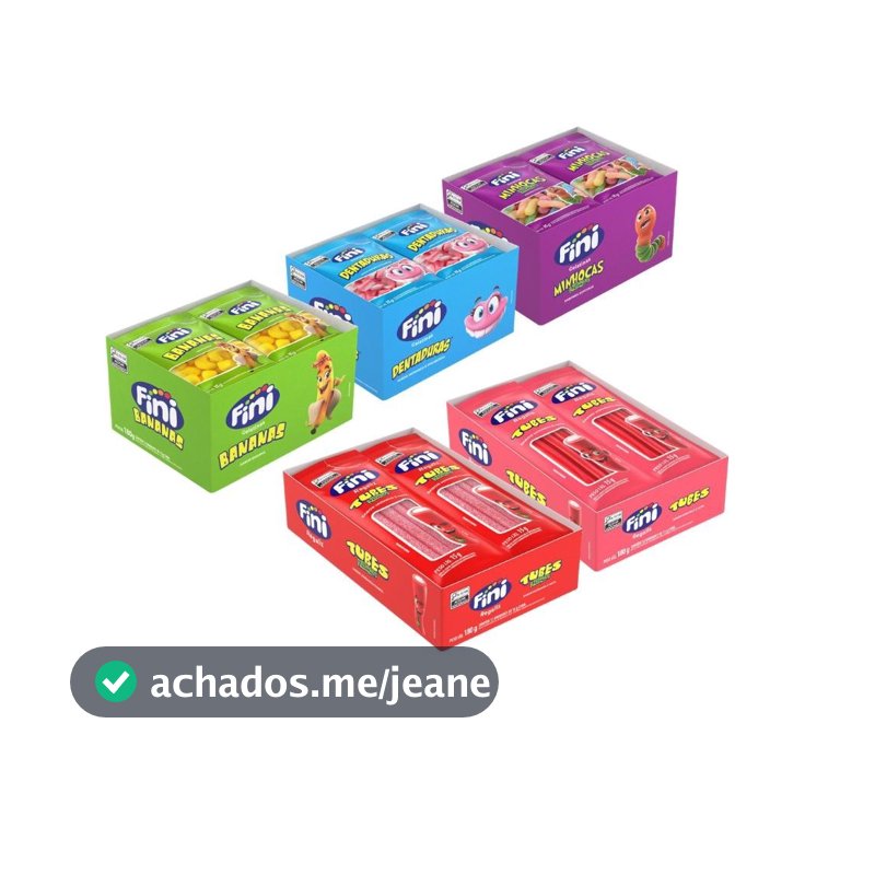 Kit Mix 60 pacotes de 15g cada - FINI
