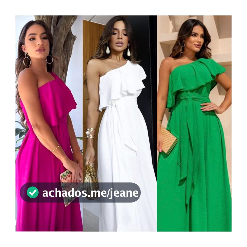 Vestido Longo Feminino Soltinho Nula Manga de Festa Elegante Babado Mula Manca
