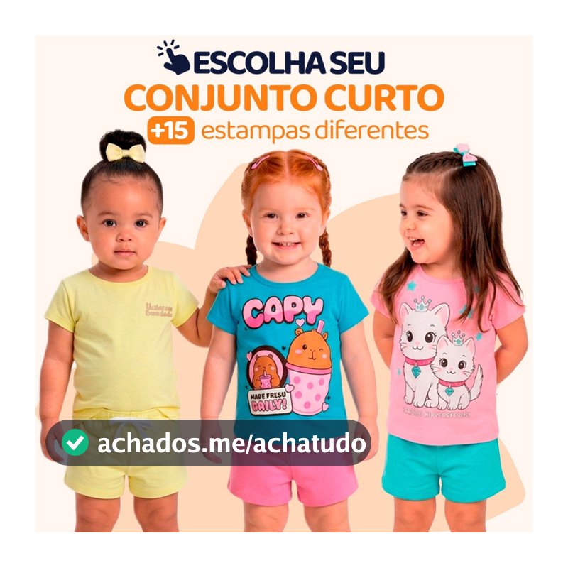 Escolha Seu Conjunto de Bebê Menina Infantil Feminino Verão Manga Curta Roupa de bebê Menina Algodão Tamanho 1 Ao 8 L01