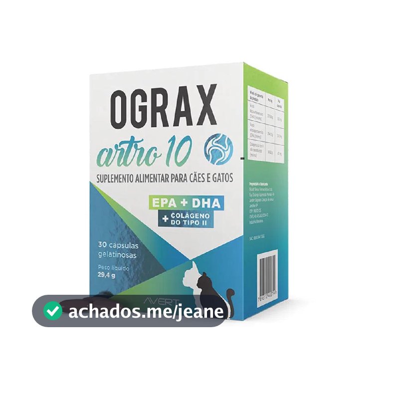Ograx Artro 10 EPA+DHA 30 Capsulas