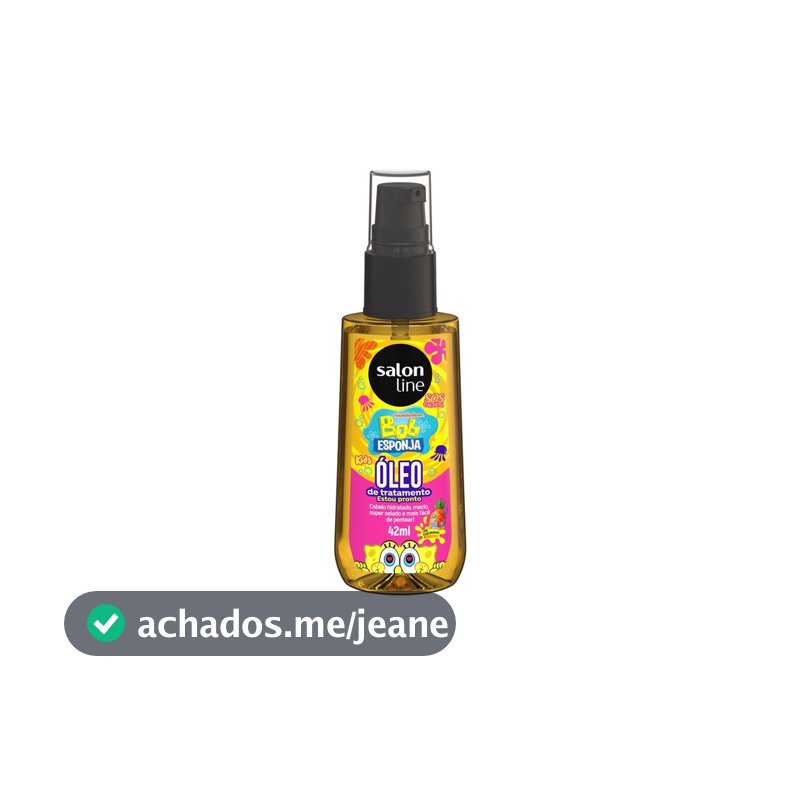 Óleo de Tratamento Bob Esponja SOS Cachos 42ml