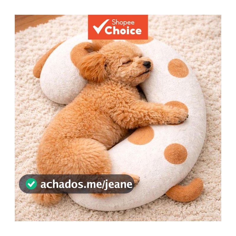 Almofada de dormir para cachorro: macia, confortável, multifuncional, lavável à máquina, proporcionando companhia e