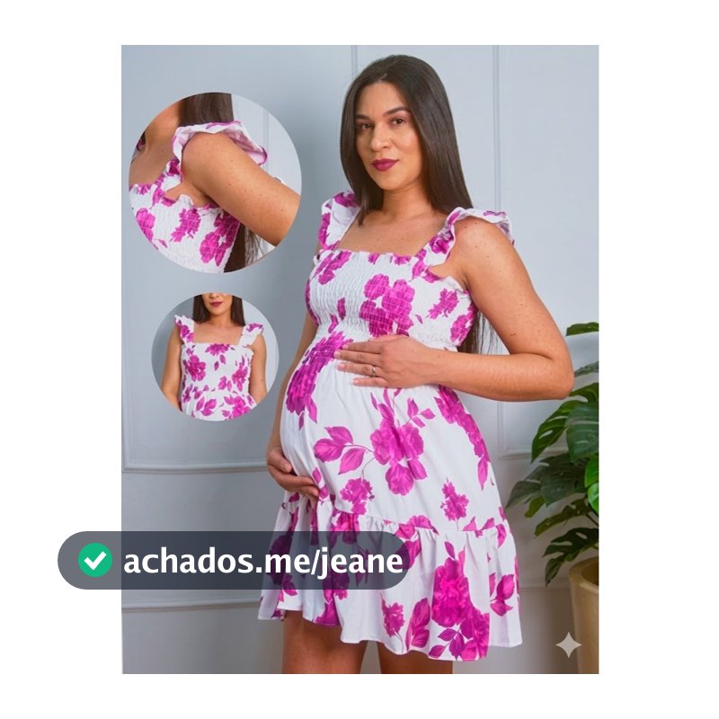 Vestido Curto Gestante Lastex - Conforto Total Que Estica - Chá de Bebê e Verão Tendência - Feminino Grávida Luxo