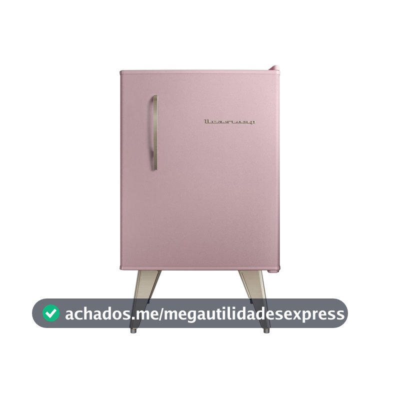 Frigobar Brastemp Retrô 76 Litros Rose Quartz - BRA08MO