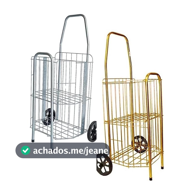CARRINHO DE FEIRA DE MÃO DEAL PARA FEIRAS LIVRES MERCADO ATACADÃO HORTIFRUTIS