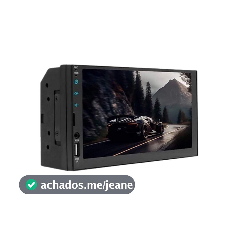 Central Multimídia MP5 2 Din 7" USB/SDCARD/BT/Espelhamento IOS/Android Full Touch H-Tech-HT-3000