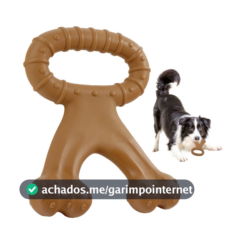 Brinquedo de Mastigar para Cachorro - Limpeza Dental, Moagem Natural e Treinamento Inteligente