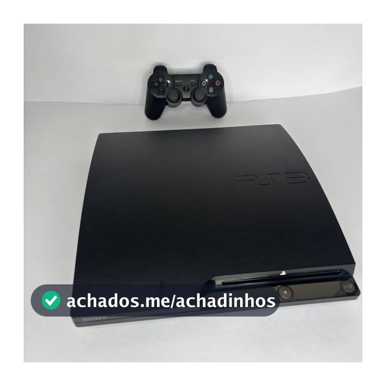 PlayStation 3 PS3 Slim 500GB + 1 controle + 4 lojas HEN