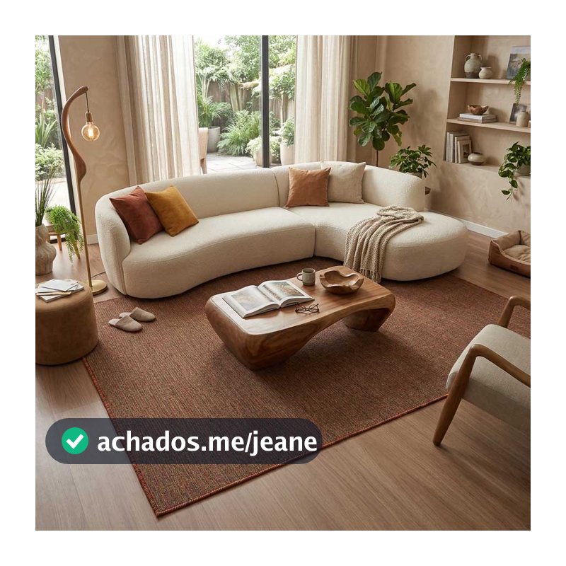 Tapete Sisal Vários Tamanhos  Durável e Elegante para Sala, Quarto e Escritório tapete decoração