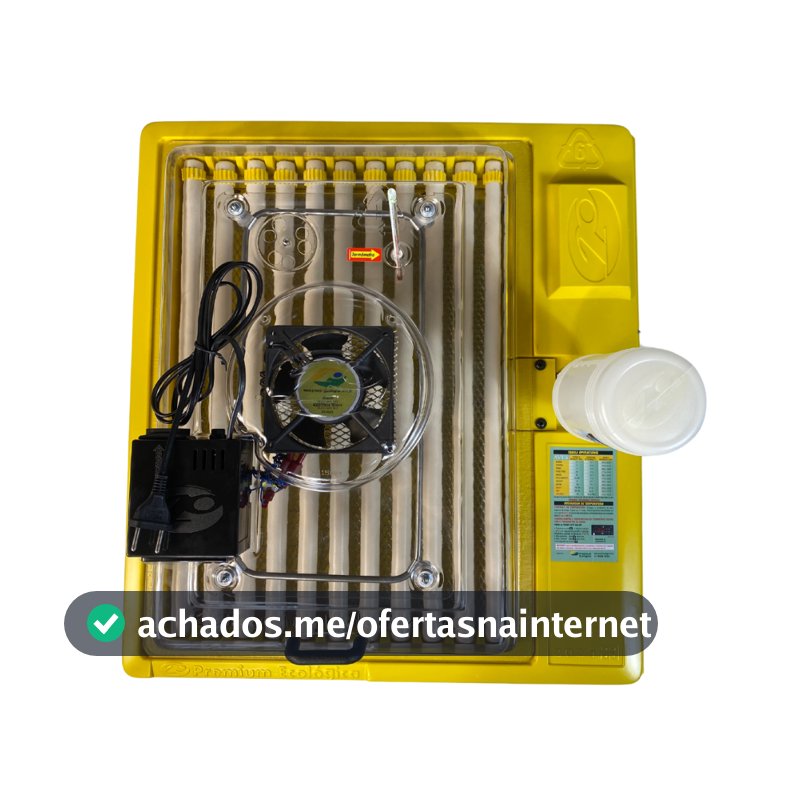 Chocadeira Automatica 70 ovos Premium Ecologica Hobby 70