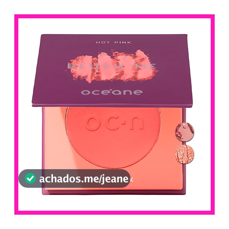 Océane Purple Blush Me (Ideal para make básica, elaborada ou looks criativos.)