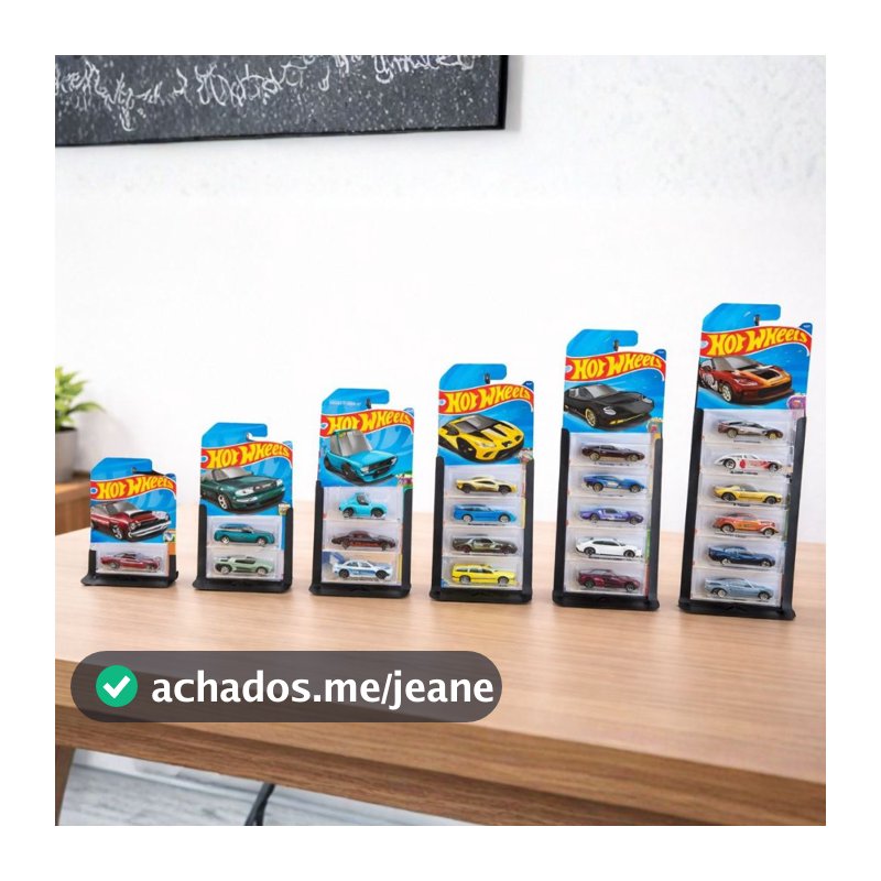 Expositor Carrinhos Hot Wheels Organizador Estante