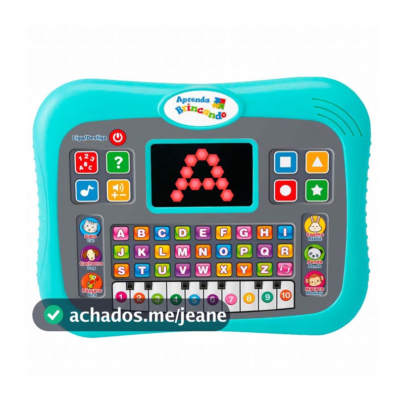 Smart Pad Tablet Interativo Infantil Educativo Bilingue Atividades Para Crianças Dm Toys
