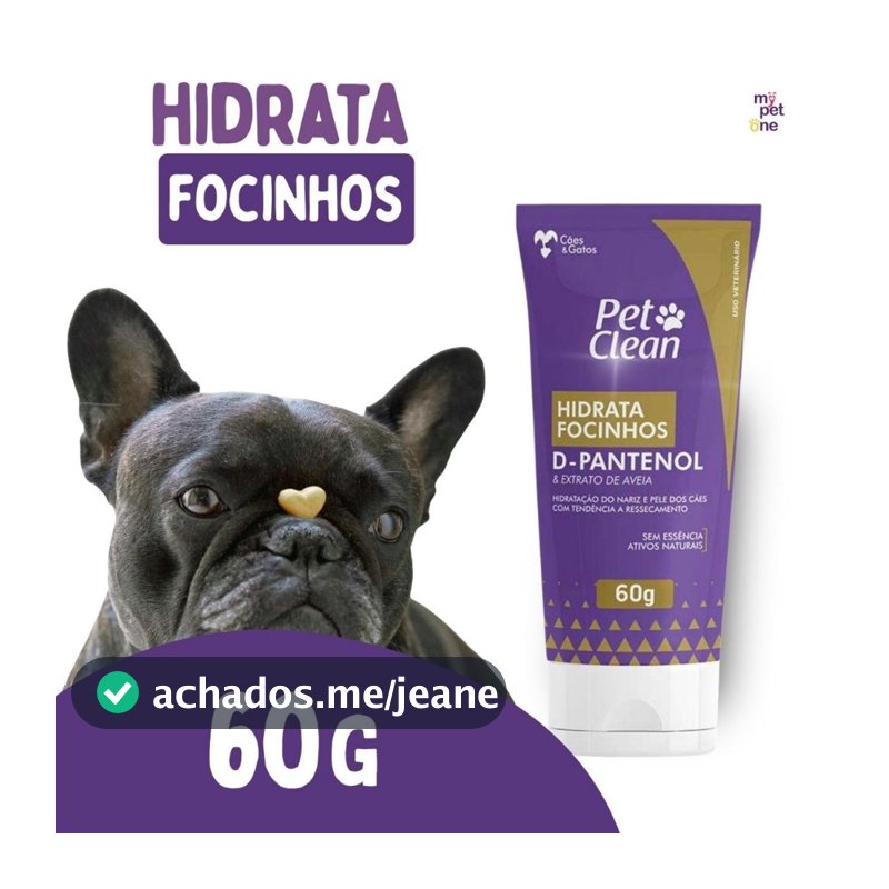 Hidrata Focinhos Pet Clean - 60g