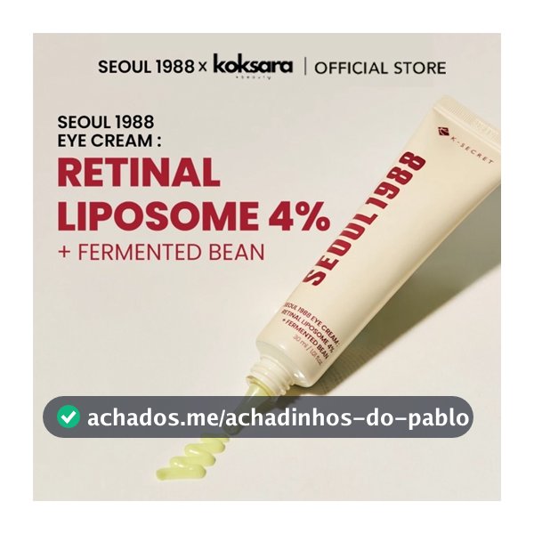 [OFFICIAL] SEOUL 1988 Retinal Liposome 4% + Fermented Soybean Eye Cream 10ml/30ml