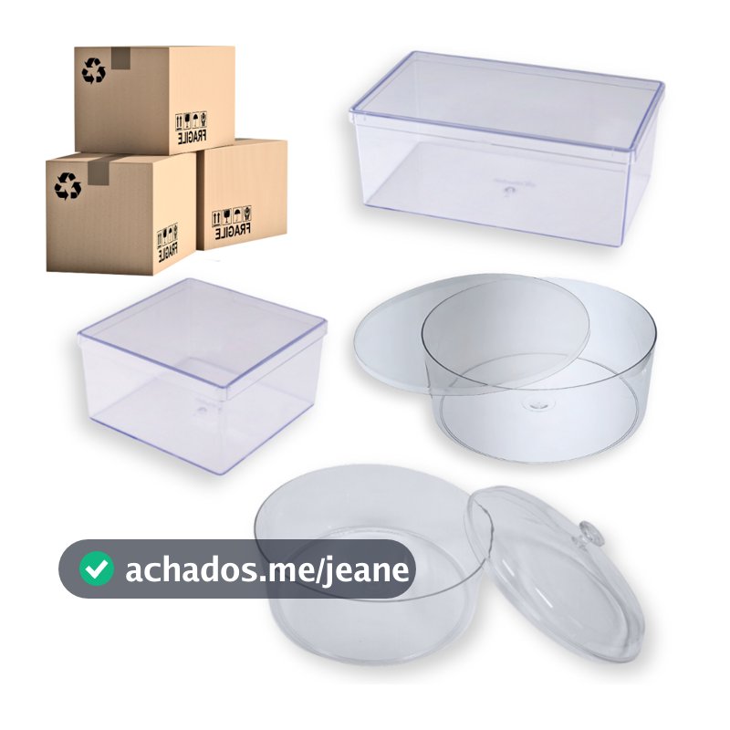ATACADO Cake Box Caixa Acrilica P/ Sobremesa Natal Quadrada Redonda Retangular 1500ml 1800ml 2000ml