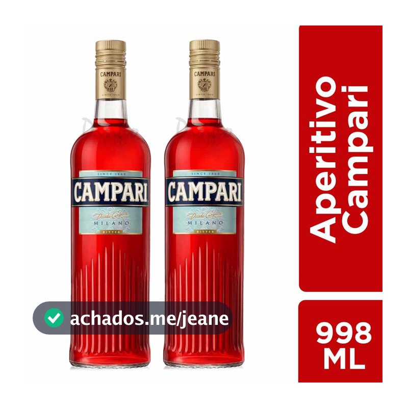 Kit 02 Amargos Campari 998ml