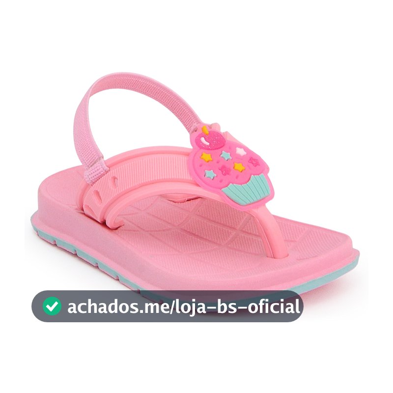Sandália chinelo bebê feminino menina e lol confortável barato 3560