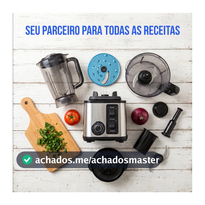 Conjunto de Processador de Alimentos Doméstico Multifuncional 6 em 1 de Alta Potência 1000W