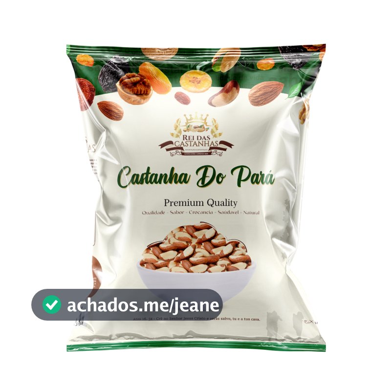 Castanha Do Pará Inteira Premium SAFRA NOVA [COM ATM]  - 250G/500G/1KG - Indústria Rei das Castanhas
