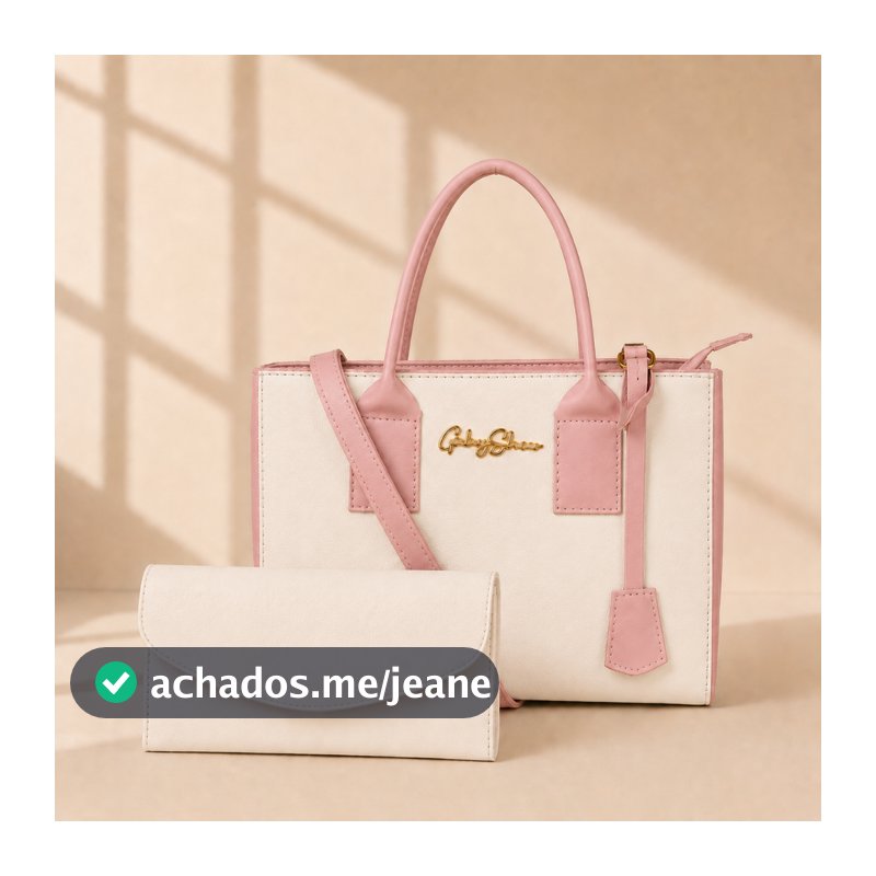 Kit bolsa + NECESSERIE GS Tradicional Moderna Transversal Feminina
