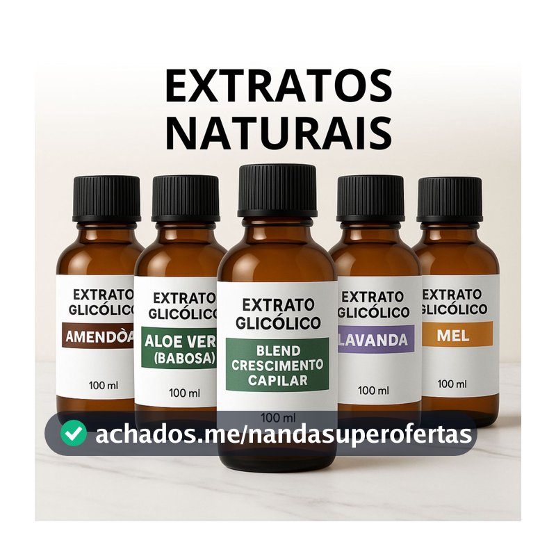 Extrato Glicólico Para Cosméticos Shampoo Sabonetes Condicionador Hidratantes Cremes 100ml
