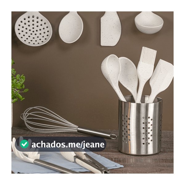 Utensílios De Cozinha Silicone Vanilla Resistente Alta Temperatura Cozinha - Brinox