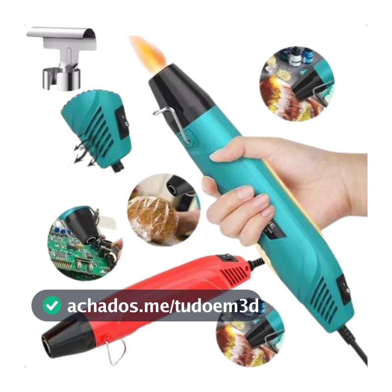 Soprador Térmico Portátil Multiuso 350 °C com Bico Direcionador