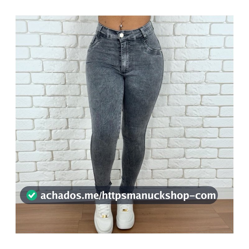 calça jeans feminina preta grafite de alta qualidade cintura alta empina bumbum