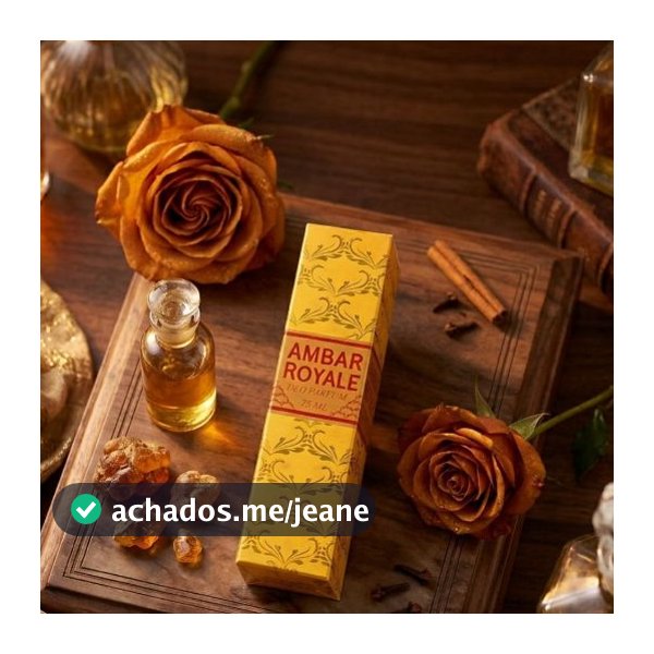 Perfume de Bolsa Âmbar Royale 75ml  Mini Perfume Feminino/Unissex