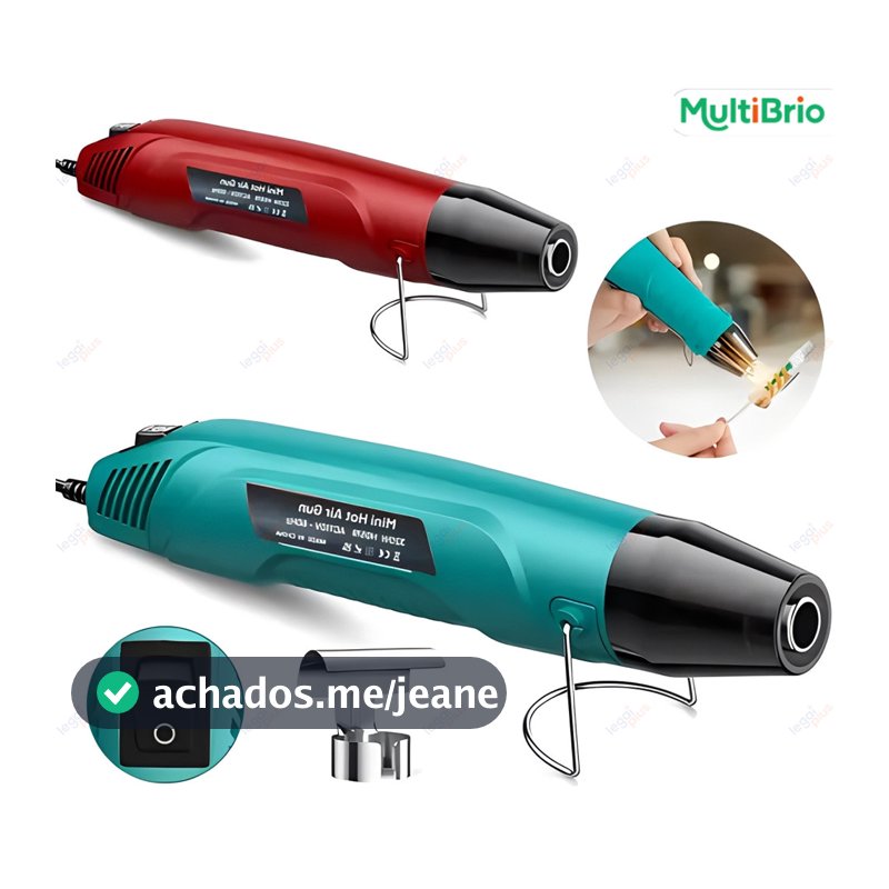 Mini Soprador de Ar Quente de Mão 110V Portátil para Uso Doméstico e Artesanatos