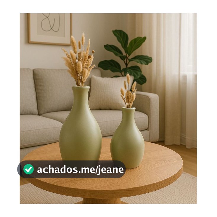 Dupla De Vaso Decorativo Em Ceramica Para Arranjos Casa Sala