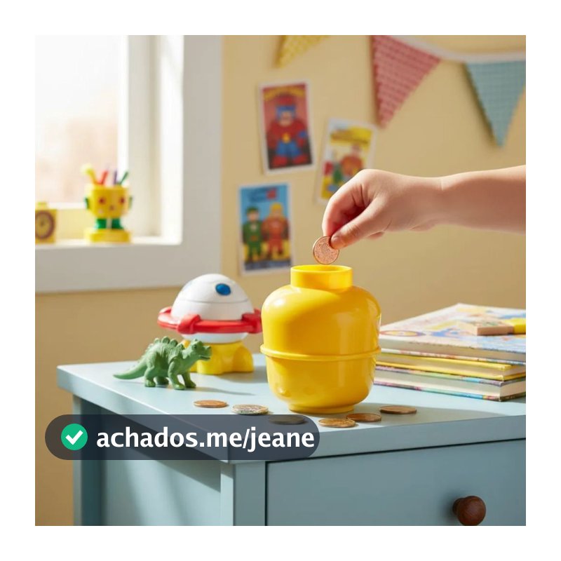 Kit 15 Cofrinho Cor Amarela lembrancinha festa infantil aniversário Cofre Amarelo