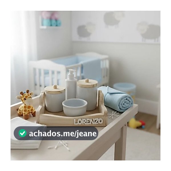 Kit Higiene Bebê Porcelana Nome Personalizado menino menina