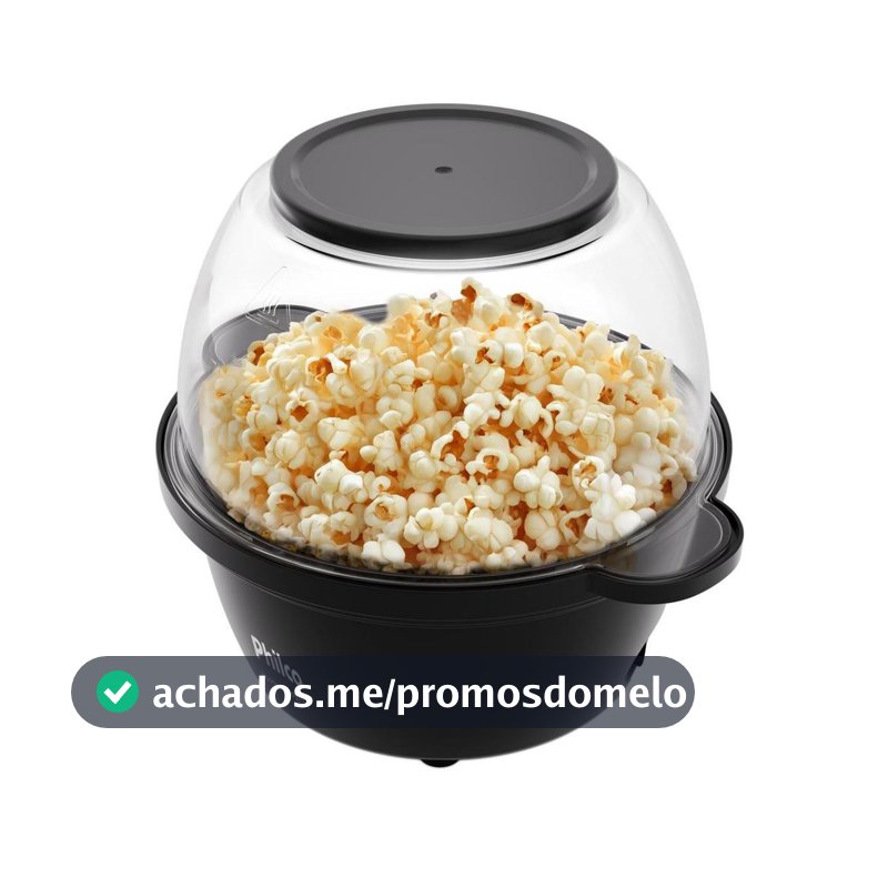 Pipoqueira Elétrica Philco 2 em 1 Antiaderente 65g PPIE03A