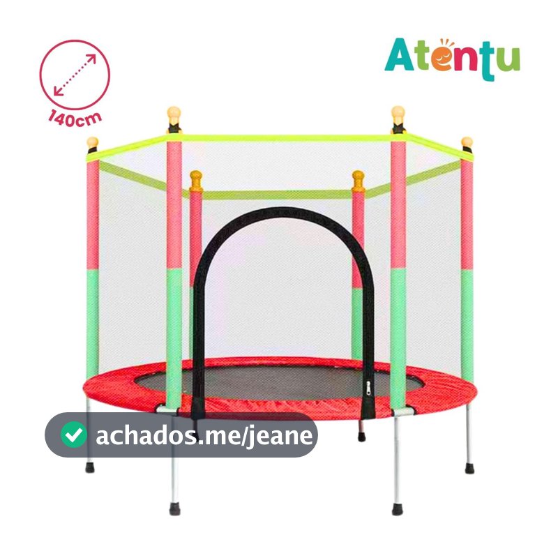 Cama Elástica Pula Pula Infantil Trampolim 1,4 metros