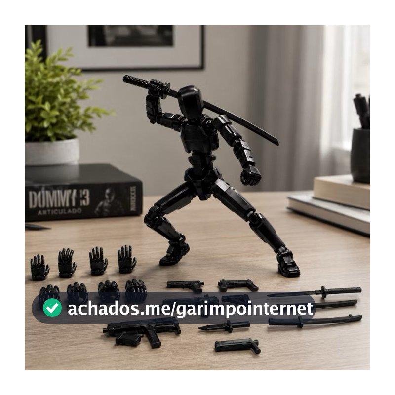 Boneco Dummy 13 Articulado Kit 3D Presente Criativo Crianças Artistas Anatomia Stop Brinquedo