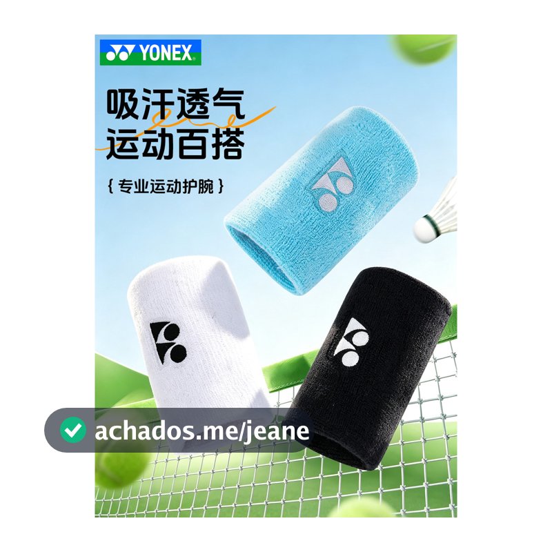 YONEX YONEX Badminton Pulseira yy Proteção Profissional Fitness Tênis Esportes Pulseira AC006036CR CR CR CR CR CR CR CR