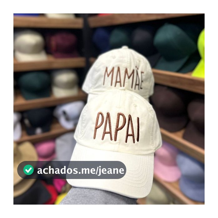 boné dad hat bordado personalizado com PAPAI/ MAMÃE/ IRMÃO MAIS VELHO/ DAD / MOM / SISTER  /BROTHER
