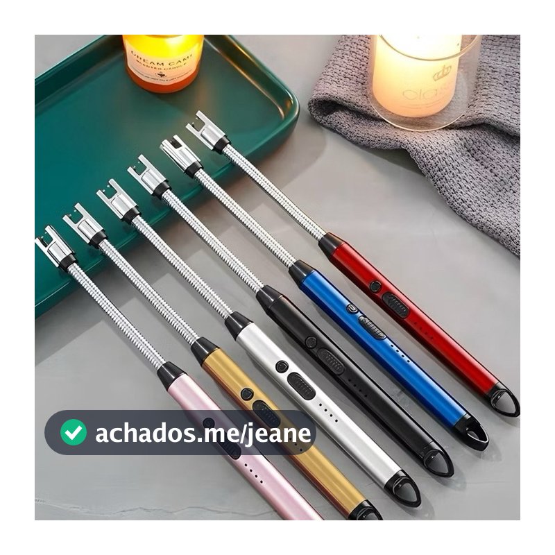 ASA Acendedor de Plasma Ecológico para Fogão Velas Camping Usb Luxo