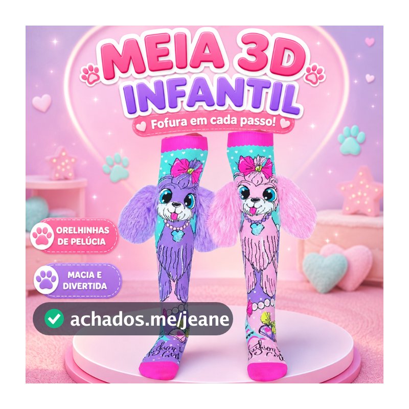 MEIAS 3D DIVERTIDAS.