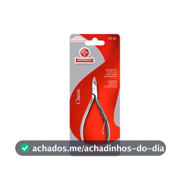 Alicate de Cutícula Mundial 522C: Precisão e Durabilidade