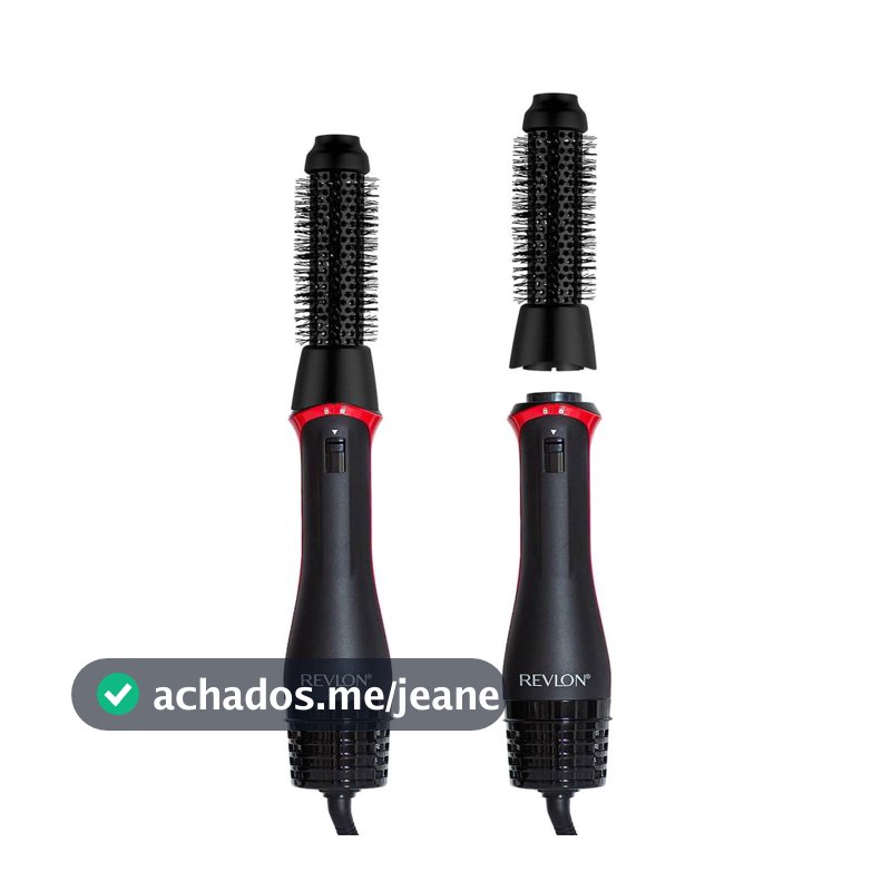 Escova Secadora Alisadora Revlon Root Booster Plus 220v